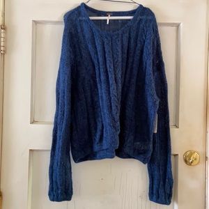 Loose cable knit sweater